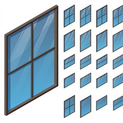 توليدي پنجره دوجداره اميري | در و پنجره upvc بندرعباس